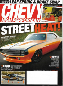 CHEVY HIGH PERFORMANCE 2014 AUG - ;71 CANARIM VAB WART, '66 SS, SPRING & SHOCK